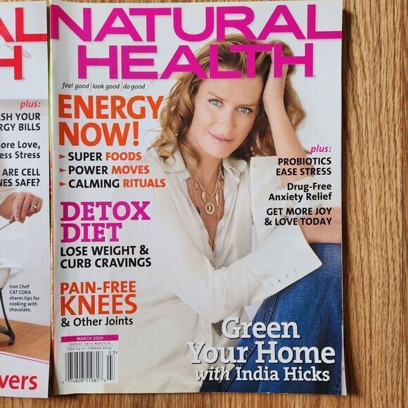 Natural Health Magazine Lot 2009 February, March Women Fitness & Beauty - Picture 3 of 4